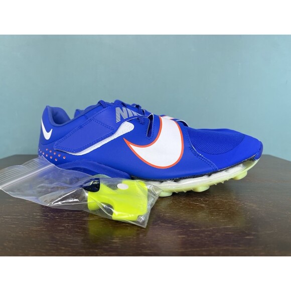 Nike Air Zoom Long Jump Elite Blue Track Spikes Men's Size 9.5 CT0079-400 - Picture 1 of 13